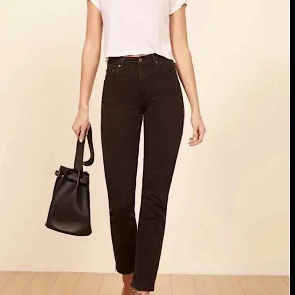 Reformation Hendrix High Rise Denim size‎ 27 black